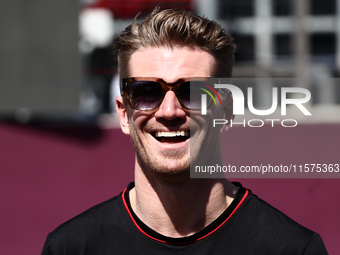 Nico Hulkenberg of Haas ahead of the Formula 1 Grand Prix of Azerbaijan at Baku City Circuit in Baku, Azerbaijan on September 15, 2024. (