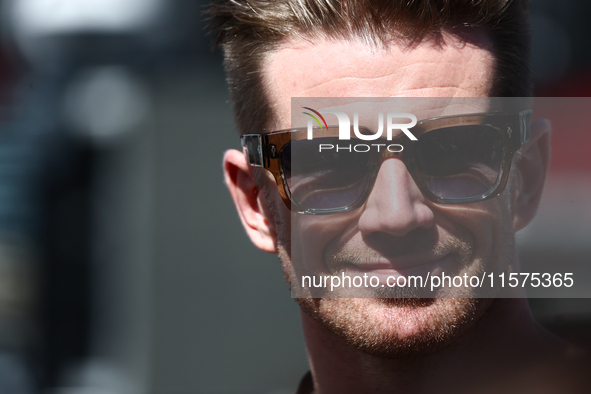 Nico Hulkenberg of Haas ahead of the Formula 1 Grand Prix of Azerbaijan at Baku City Circuit in Baku, Azerbaijan on September 15, 2024. 