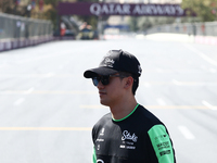 Zhou Guanyu of Kick Sauber ahead of the Formula 1 Grand Prix of Azerbaijan at Baku City Circuit in Baku, Azerbaijan on September 15, 2024. (