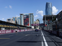 A view ahead of the Formula 1 Grand Prix of Azerbaijan at Baku City Circuit in Baku, Azerbaijan on September 15, 2024. (