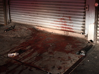 Blood at the scene. An unidentified man is fatally stabbed in Brooklyn, New York, United States, on September 15, 2024. On Sunday morning at...