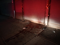 Blood at the scene. An unidentified man is fatally stabbed in Brooklyn, New York, United States, on September 15, 2024. On Sunday morning at...