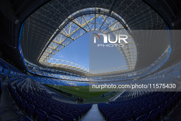 General view of inside stadium prior the La Liga match between Real Sociedad de Futbol and Real Madrid CF at Reale Arena on September 15, 20...