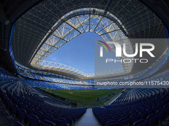 General view of inside stadium prior the La Liga match between Real Sociedad de Futbol and Real Madrid CF at Reale Arena on September 15, 20...