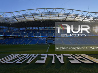 General view of inside stadium prior the La Liga match between Real Sociedad de Futbol and Real Madrid CF at Reale Arena on September 15, 20...