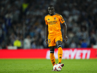 Ferland Mendy left-back of Real Madrid and France during the La Liga match between Real Sociedad de Futbol and Real Madrid CF at Reale Arena...