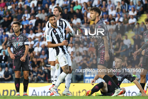 Nicolas Ivan Gonzalez of Juventus FC controls the ball during the Serie A match between Empoli FC and Juventus FC in Empoli, Italy, on Septe...