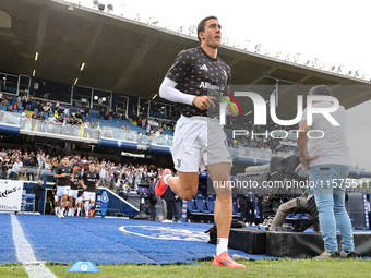 Dusan Vlahovic of Juventus FC during the Serie A match between Empoli FC and Juventus FC in Empoli, Italy, on September 14, 2024, at the sta...