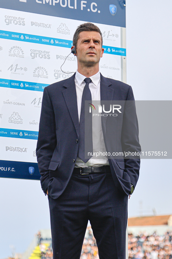 Thiago Motta of Juventus FC during the Serie A match between Empoli FC and Juventus FC in Empoli, Italy, on September 14, 2024, at the stadi...