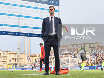 Thiago Motta of Juventus FC during the Serie A match between Empoli FC and Juventus FC in Empoli, Italy, on September 14, 2024, at the stadi...