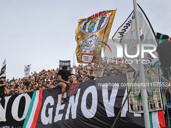 Supporters of Juventus FC during the Serie A match between Empoli FC and Juventus FC in Empoli, Italy, on September 14, 2024, at the stadium...