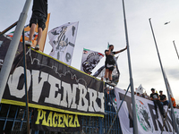 Supporters of Juventus FC during the Serie A match between Empoli FC and Juventus FC in Empoli, Italy, on September 14, 2024, at the stadium...