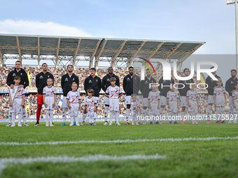 Supporters of Juventus FC during the Serie A match between Empoli FC and Juventus FC in Empoli, Italy, on September 14, 2024, at the stadium...