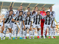 Juventus FC players pose for a team photo prior to the Serie A match between Empoli FC and Juventus FC in Empoli, Italy, on September 14, 20...