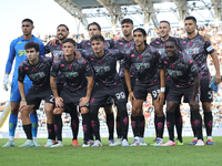 Empoli FC players pose for a team photo prior to the Serie A match between Empoli FC and Juventus FC in Empoli, Italy, on September 14, 2024...