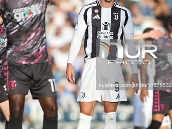 Dusan Vlahovic of Juventus FC during the Serie A match between Empoli FC and Juventus FC in Empoli, Italy, on September 14, 2024, at the sta...