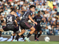 Saba Goglichidze of Empoli FC controls the ball during the Serie A match between Empoli FC and Juventus FC in Empoli, Italy, on September 14...