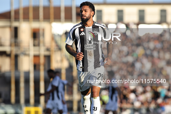 Douglas Luiz of Juventus FC during the Serie A match between Empoli FC and Juventus FC in Empoli, Italy, on September 14, 2024, at the stadi...