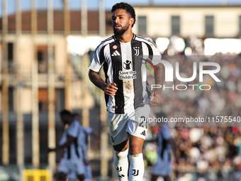 Douglas Luiz of Juventus FC during the Serie A match between Empoli FC and Juventus FC in Empoli, Italy, on September 14, 2024, at the stadi...