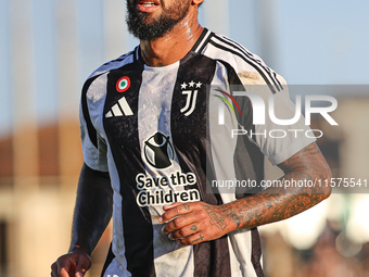 Douglas Luiz of Juventus FC during the Serie A match between Empoli FC and Juventus FC in Empoli, Italy, on September 14, 2024, at the stadi...