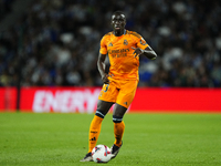 Ferland Mendy left-back of Real Madrid and France during the La Liga match between Real Sociedad de Futbol and Real Madrid CF at Reale Arena...