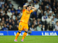 Brahim Diaz attacking midfield of Real Madrid and Spain reacts during the La Liga match between Real Sociedad de Futbol and Real Madrid CF a...