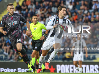 Dusan Vlahovic of Juventus FC during the Serie A match between Empoli FC and Juventus FC in Empoli, Italy, on September 14, 2024, at the sta...