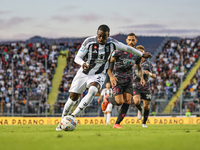 Timothy Weah of Juventus FC controls the ball during the Serie A match between Empoli FC and Juventus FC in Empoli, Italy, on September 14,...