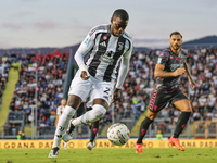 Timothy Weah of Juventus FC controls the ball during the Serie A match between Empoli FC and Juventus FC in Empoli, Italy, on September 14,...