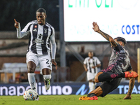 Timothy Weah of Juventus FC during the Serie A match between Empoli FC and Juventus FC in Empoli, Italy, on September 14, 2024, at the stadi...