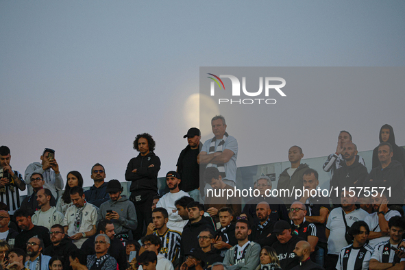 Supporters of Juventus FC during the Serie A match between Empoli FC and Juventus FC in Empoli, Italy, on September 14, 2024, at the stadium...