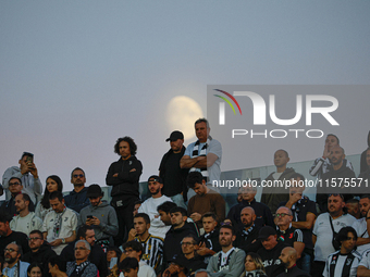 Supporters of Juventus FC during the Serie A match between Empoli FC and Juventus FC in Empoli, Italy, on September 14, 2024, at the stadium...