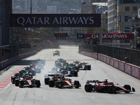 Start of the Formula 1 Grand Prix of Azerbaijan at Baku City Circuit in Baku, Azerbaijan on September 15, 2024. (