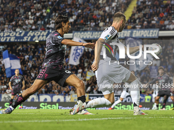 The Serie A match between Empoli FC and Juventus FC takes place at the stadium Carlo Castellani in Empoli, Italy, on September 14, 2024. (