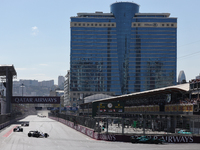 A view oduring the Formula 1 Grand Prix of Azerbaijan at Baku City Circuit in Baku, Azerbaijan on September 15, 2024. (