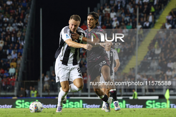 Teun Koopmeiners of Juventus FC during the Serie A match between Empoli FC and Juventus FC in Empoli, Italy, on September 14, 2024, at the s...