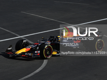 Sergio Perez of Red Bull Racing during the Formula 1 Grand Prix of Azerbaijan at Baku City Circuit in Baku, Azerbaijan on September 15, 2024...