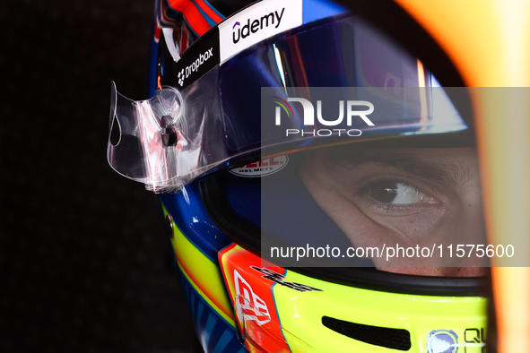 Oscar Piastri of McLaren before the Formula 1 Grand Prix of Azerbaijan at Baku City Circuit in Baku, Azerbaijan on September 15, 2024. 