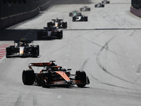 Oscar Piastri of McLaren during the Formula 1 Grand Prix of Azerbaijan at Baku City Circuit in Baku, Azerbaijan on September 15, 2024. (