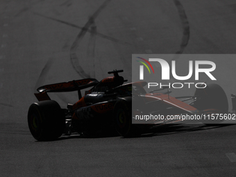 Oscar Piastri of McLaren during the Formula 1 Grand Prix of Azerbaijan at Baku City Circuit in Baku, Azerbaijan on September 15, 2024. (