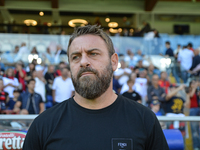 Daniele De Rossi coaches AS Roma during the Serie A ENILIVE 24/25 match between Genoa CFC and AS Roma at Stadio Luigi Ferraris in Genova, It...