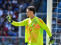 #99 Mile Svilar of Roma during the Serie A ENILIVE 24/25 match between Genoa CFC and AS Roma at Stadio Luigi Ferraris in Genova, Italy, on [...