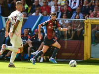 Aaron Martin of Genoa during the Serie A ENILIVE 24/25 match between Genoa CFC and AS Roma at Stadio Luigi Ferraris in Genoa, Italy, on [Mon...