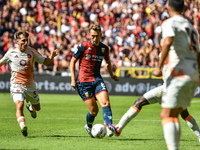 Bohinen of Genoa passes the ball during the Serie A ENILIVE 24/25 match between Genoa CFC and AS Roma at Stadio Luigi Ferraris in Genova, It...