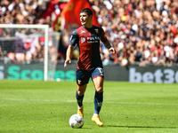 #17 Ruslan Malinovskyi of Genoa is in action during the Serie A ENILIVE 24/25 match between Genoa CFC and AS Roma at Stadio Luigi Ferraris i...