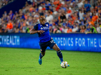 Cincinnati attacker, Sergio Santos, is seen during the 'Hell is Real' Major League Soccer match between FC Cincinnati and the Columbus Crew...