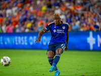 Cincinnati forward Sergio Santos appears during the 'Hell is Real' Major League Soccer match between FC Cincinnati and the Columbus Crew at...