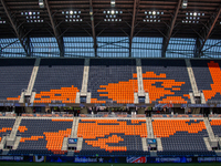 TQL Stadium is seen prior to the start of the 'Hell is Real' Major League Soccer match between FC Cincinnati and the Columbus Crew at TQL St...