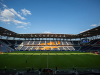 TQL Stadium is seen prior to the start of the 'Hell is Real' Major League Soccer match between FC Cincinnati and the Columbus Crew at TQL St...