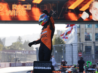 Oscar Piastri of McLaren after the Formula 1 Grand Prix of Azerbaijan at Baku City Circuit in Baku, Azerbaijan on September 15, 2024. (